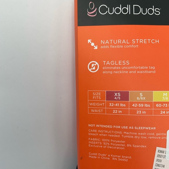 NWT Girls Cuddl Duds 2-piece warm layers set - Picture 3 of 4